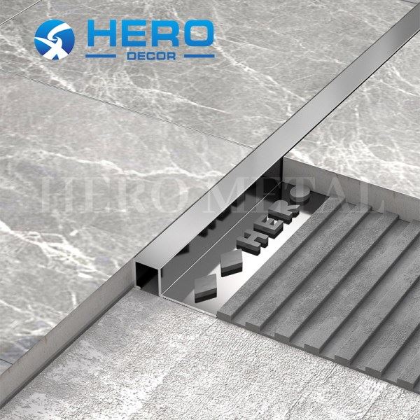 Aluminum Square Shape Tile Trim