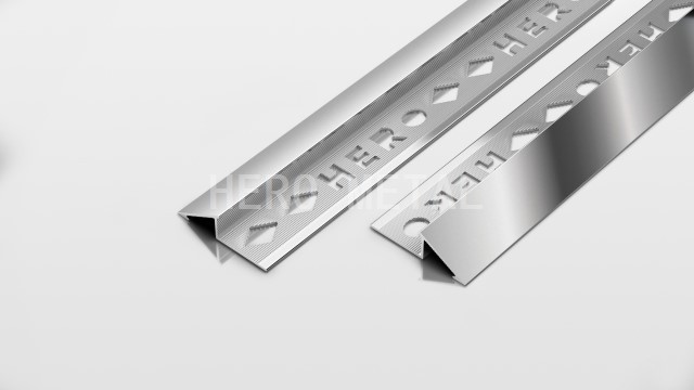 hero metal Triangular transition strip HM-S-033 Bright silver hero metal Triangular transition strip HM-S-033 Bright silver