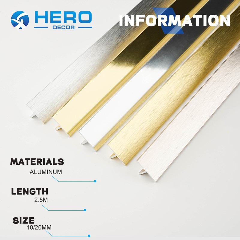 Aluminum T Trim – Precision Transition & Joint Profile For Flooring And Tile Systems Aluminum T Trim – Precision Transition & Joint Profile For Flooring And Tile Systems