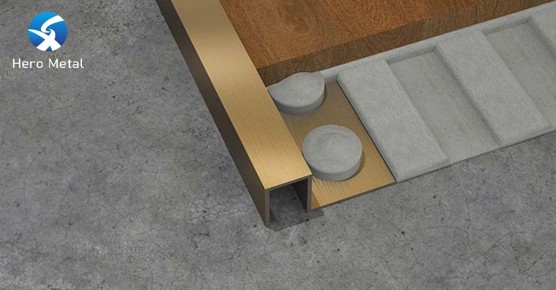 Brass flooring profiles Brass flooring profiles