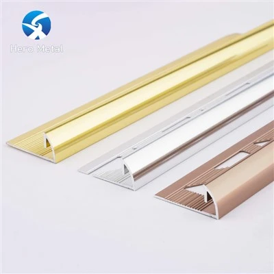 Metall Bullnose kafel qirralarning bezaklari